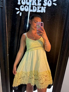 crochet style summer dress