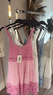 crochet style summer dress