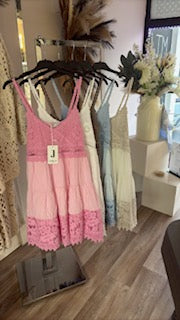 crochet style summer dress